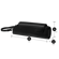 Ploom Jet Black torbica s jednim poklopcem prikazana s dimenzijama proizvoda: 32.5 cm visina x 12.75 cm širina i 2.8 cm dubina